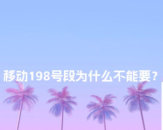 移动198号段为什么不能要？虚拟运营商号段解析，信号盲区与金融验证限制实测